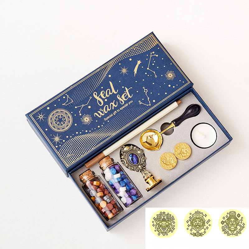 Wholesale Creative Starry Sky Lacquer Wax Particle Seal Set