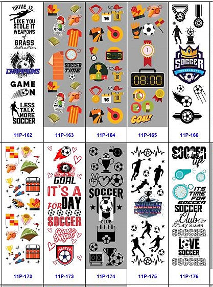 Wholesale 16pcsvesSports Style Basketball and Football Pen & Bookmark Stickers