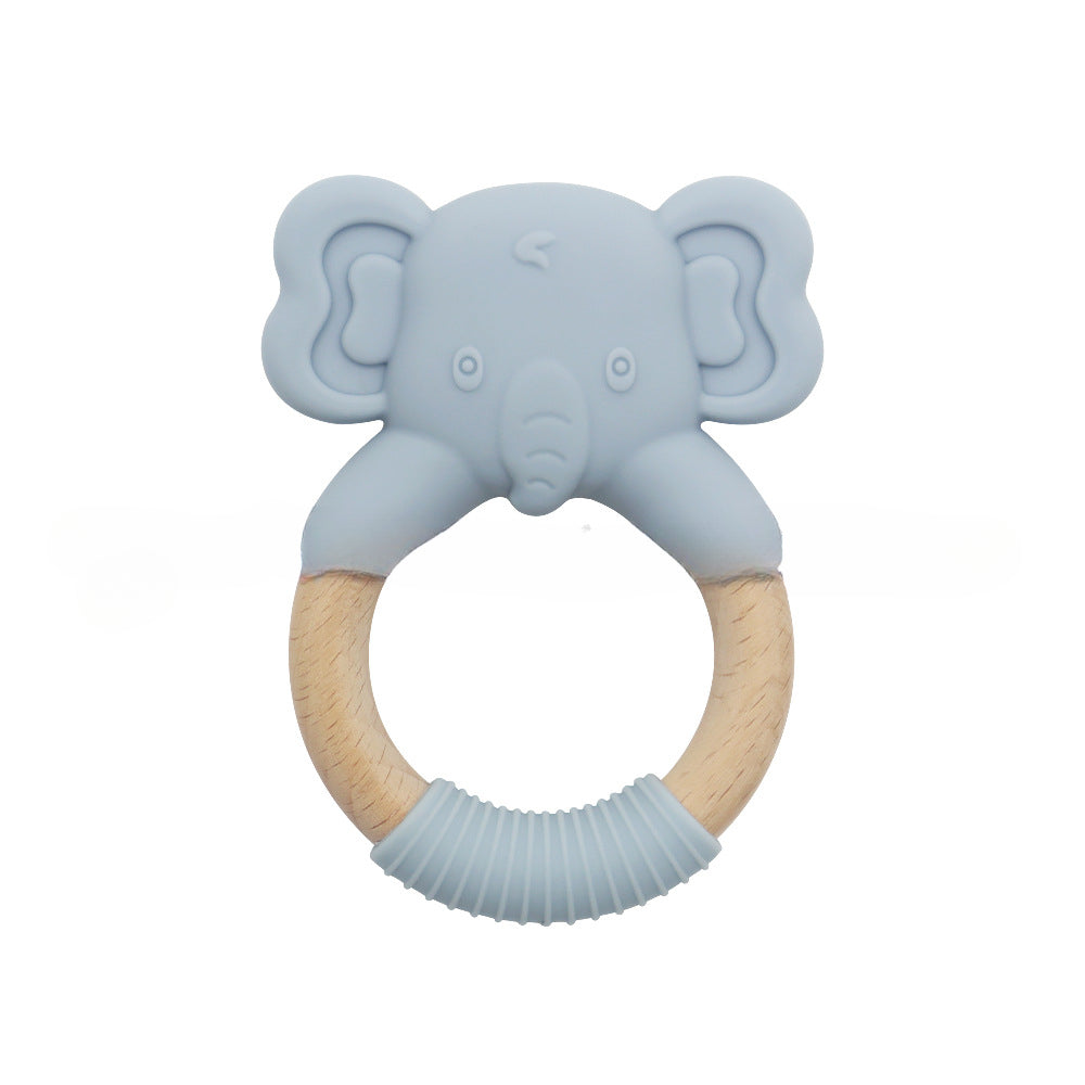 Wholesale 10PCS/PACK Baby Elephant Soft Silicone Food Grade Teething Stick