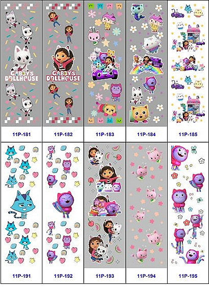 Wholesale 16pcsves Cute Little Kitten and Little Girl Pen & Bookmark Stickers