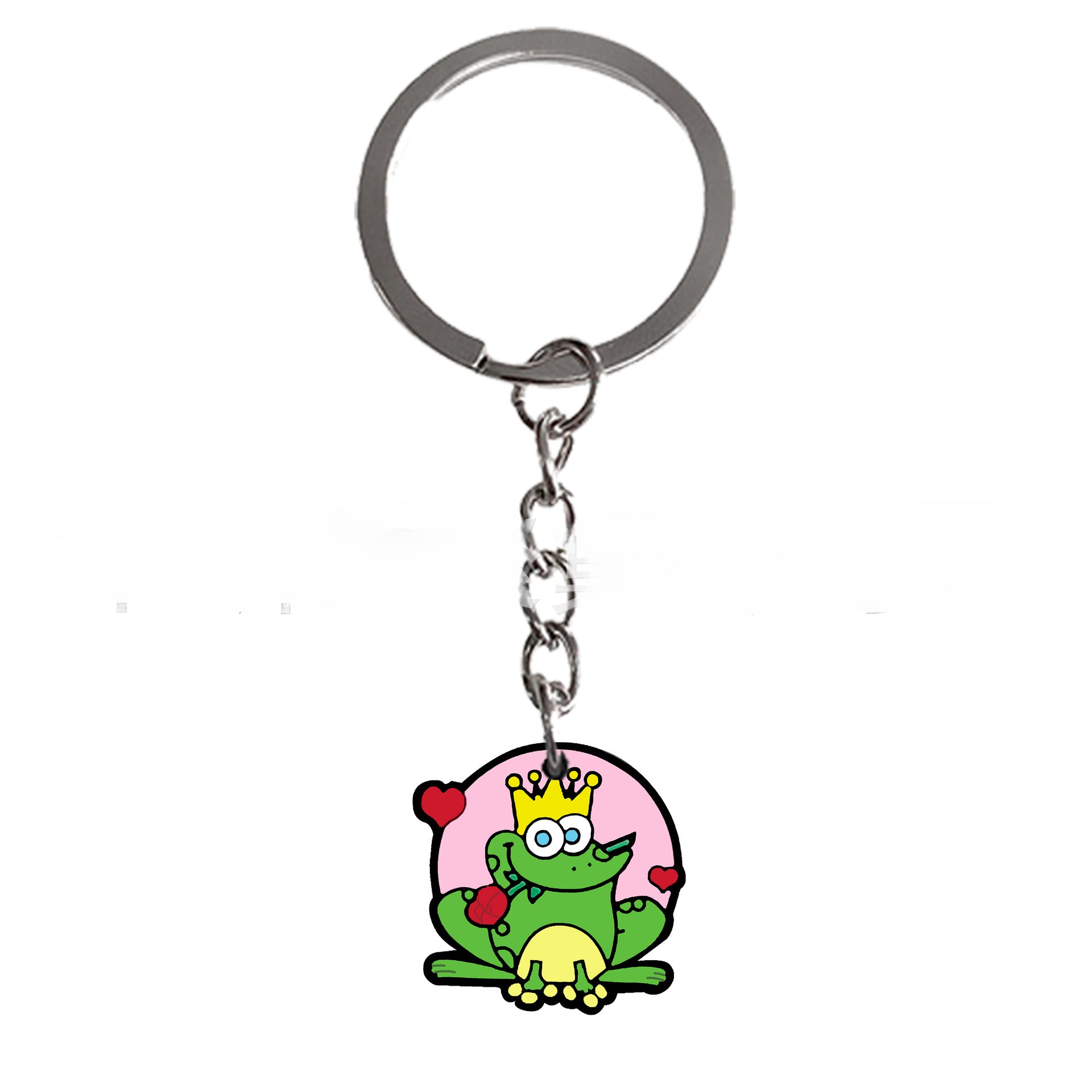 Wholesale 50PCS Pink Valentine's Day PVC Keychain