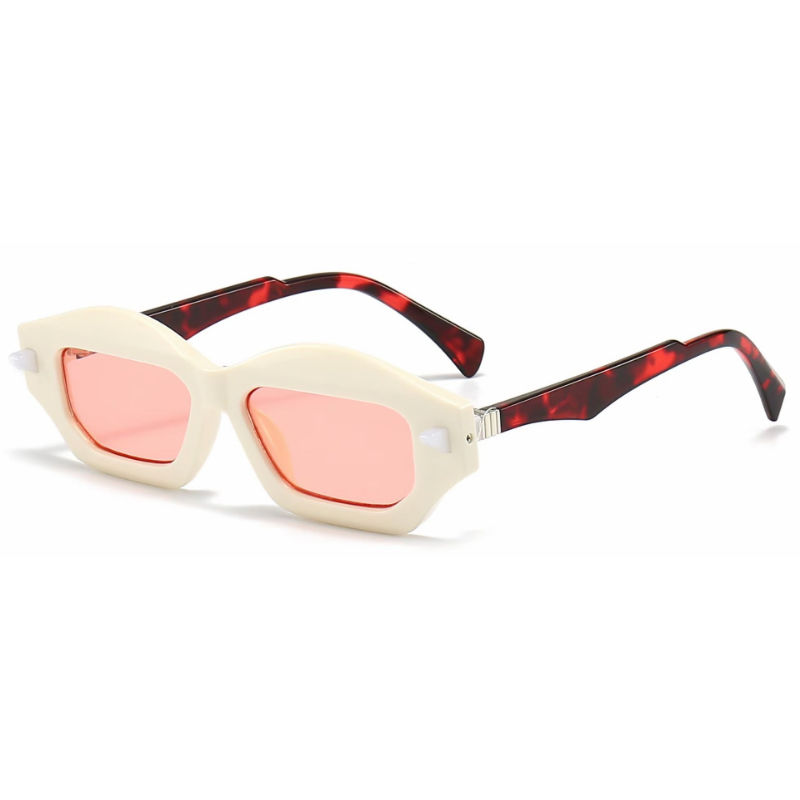 PC al por mayor Gafas de sol irregulares de marco grande