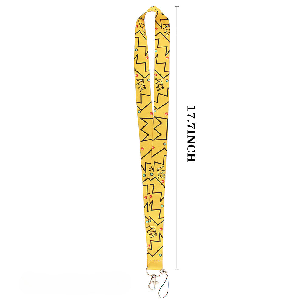 Wholesale Gay Plaid Polyester Badge Lanyard