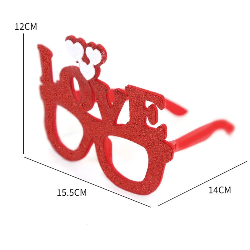 Wholesale Valentine's Day Glasses Party Party Decorations Love Love Party Glasses Photo Props