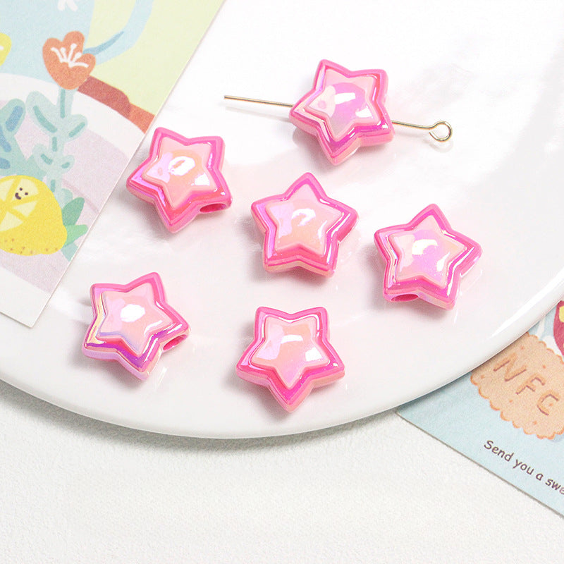 Wholesale Acrylic Love Star Candy Beads