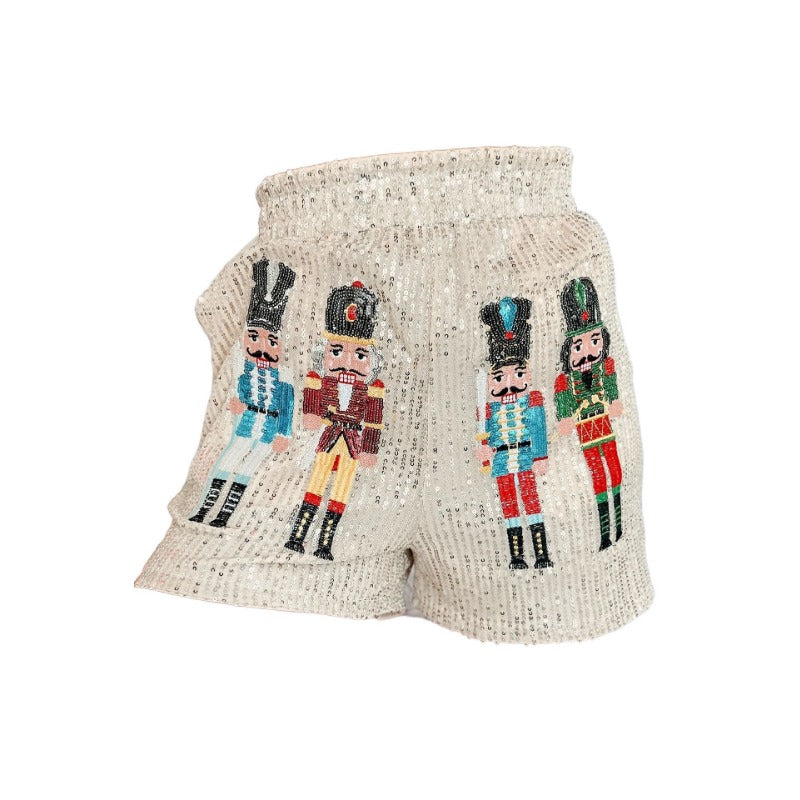 Wholesale high waisted sexy high stretch sequin bead Christmas Women Clothes