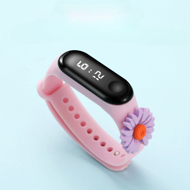 Wholesale Plastic Daisy Electronic Watch for Kids