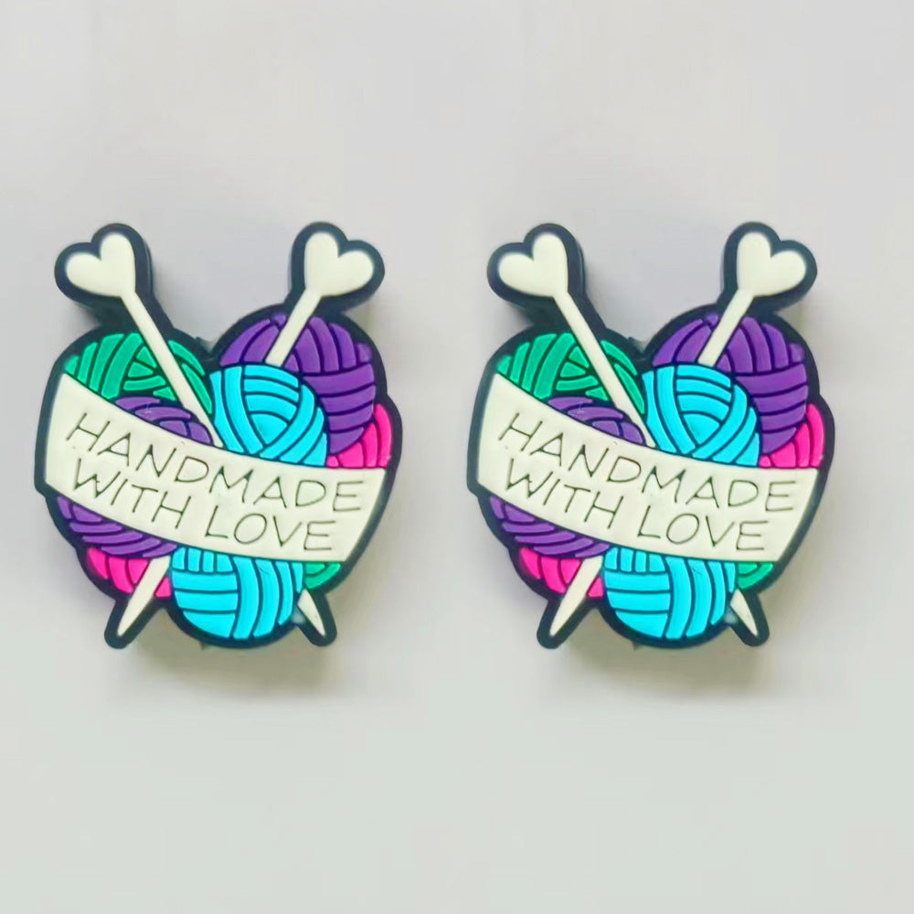 Wholesale 10 PCS Cartoon Wool Spherical Silicone Beads