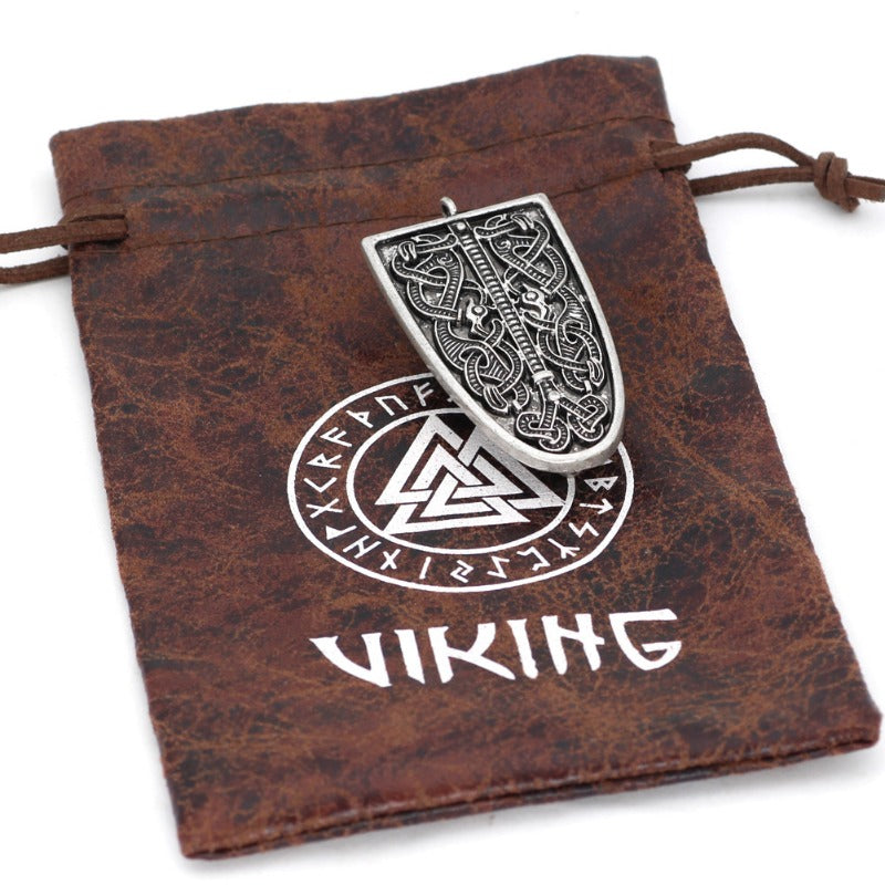 Wholesale Viking Rune Odin Celtic Wolf Odin Brooch