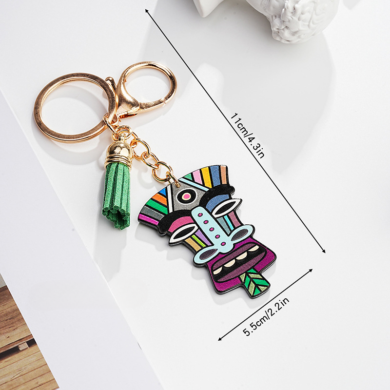 Wholesale Bohemian Funny Acrylic Keychain