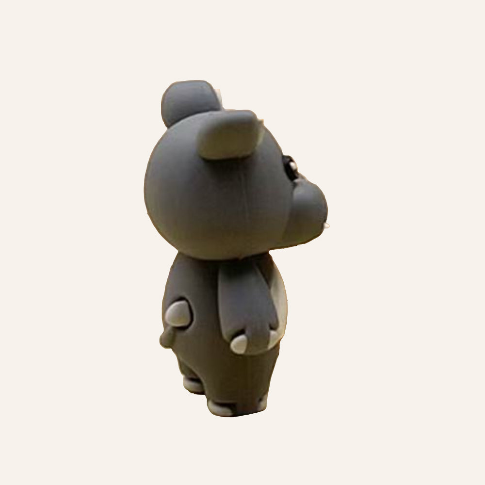 Wholesale 20pcs 3D Colorful Cute Baby Hippo Beads