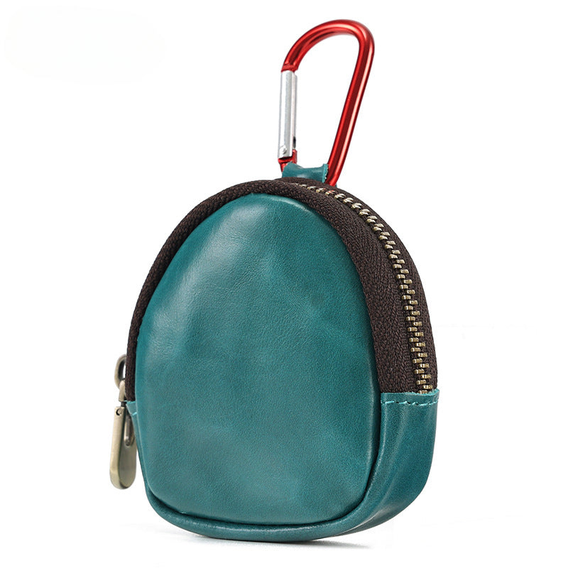 Wholesale Coin Purse Multifunctional Earphone Storage Bag Genuine Leather