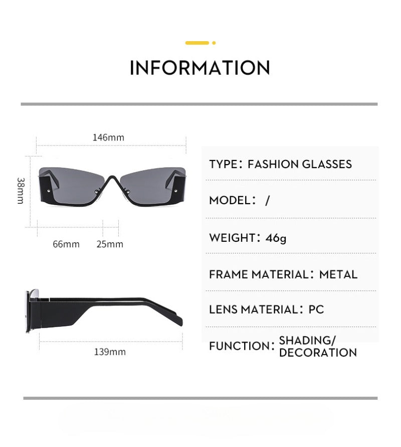 Wholesale Metal Rimless Sunglasses