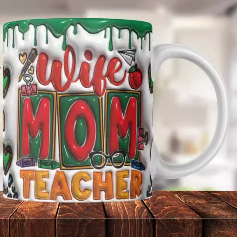 Wholesale Mother's Day in My Mom Ear Ceramic Mugs
