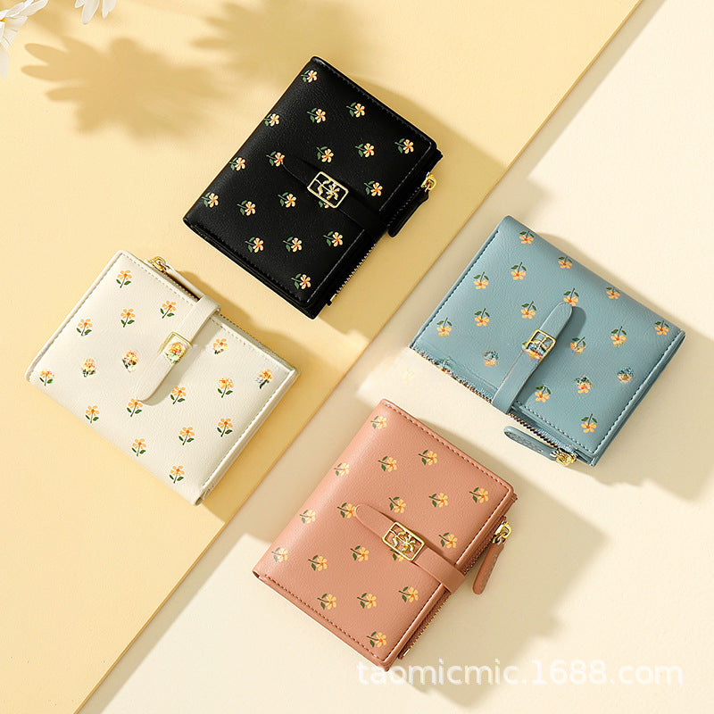 Wholesale Printed Short Cute Cartoon Female Short Coin Purse