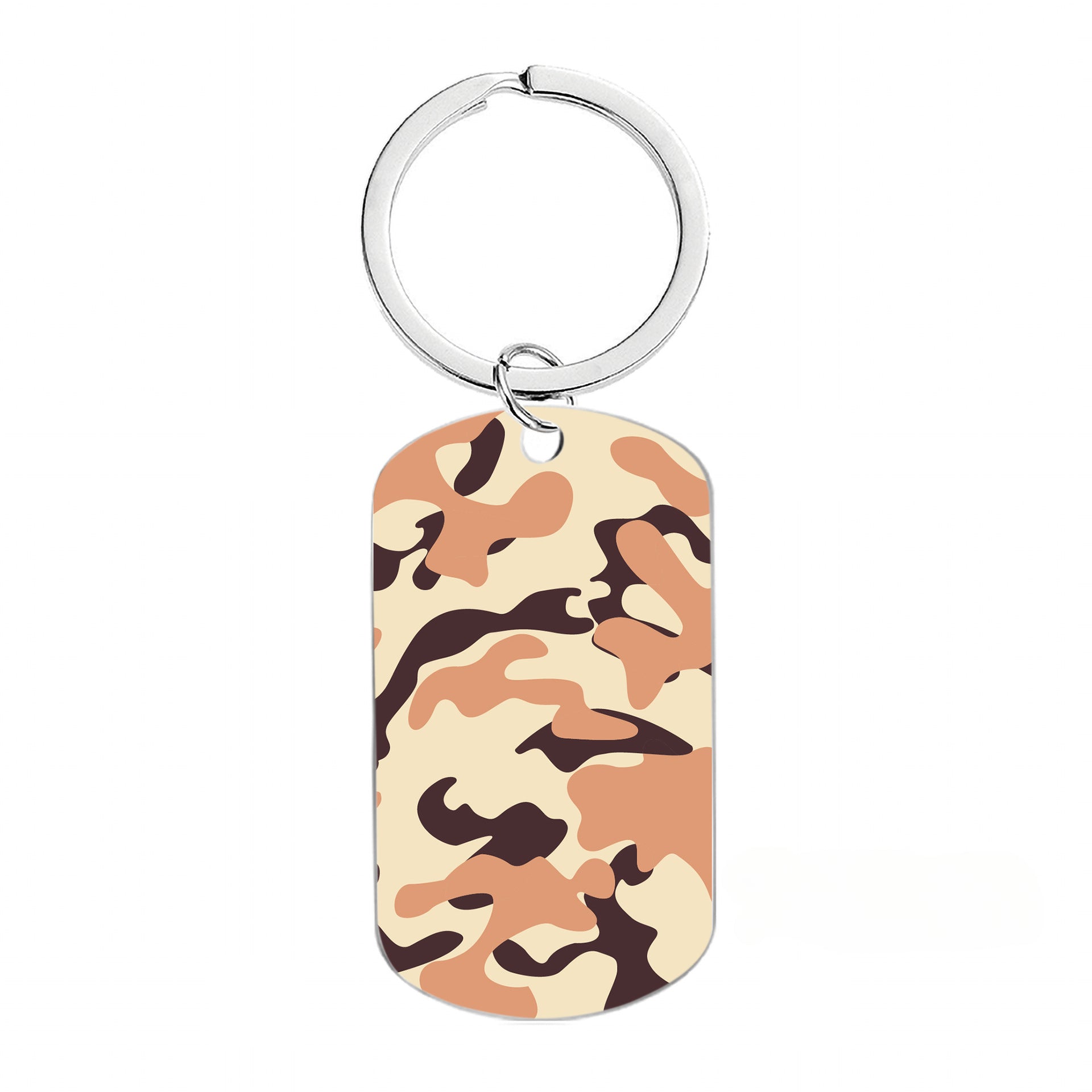 Wholesale Camouflage Series Metal Keychain