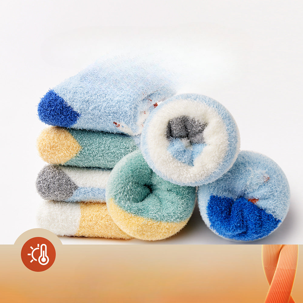 Wholesale Autumn and Winter Children's Socks Medium Tube Cartoon Baby Socks Type A