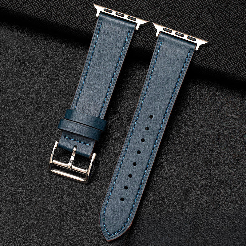 Wholesale Apple Watch Waterproof Single Loop Sports Cowhide Watch Strap