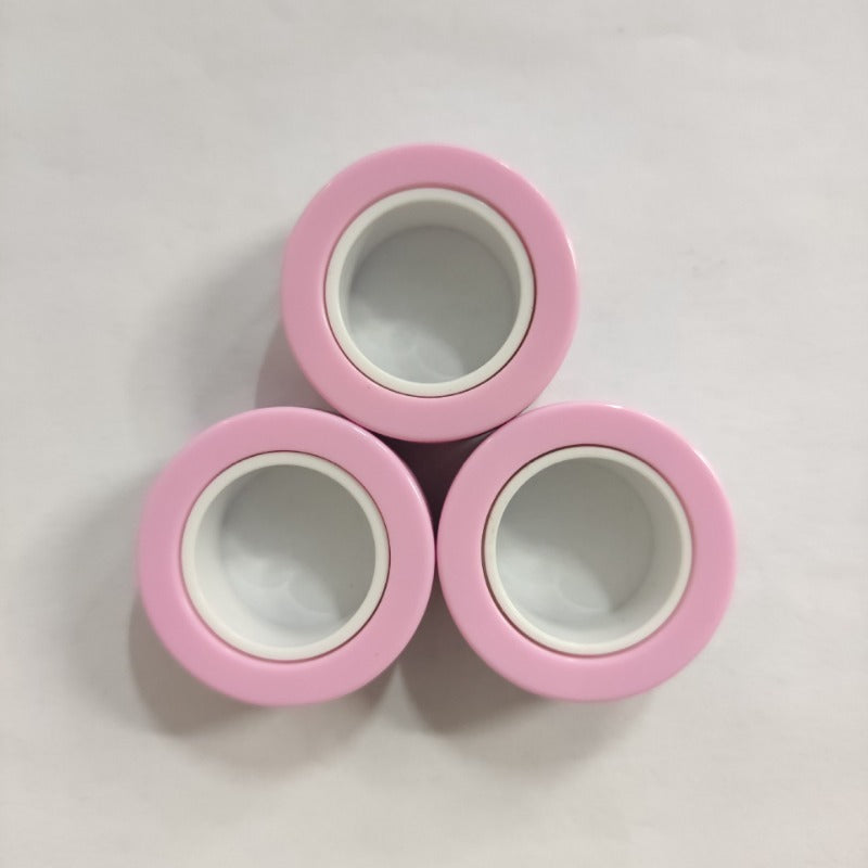 Wholesale Plastic Decompression Rotating Magnetic Toy Bracelet Rings