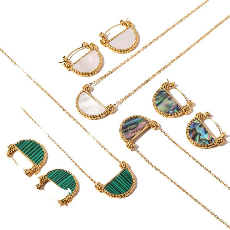 Wholesale 18K gold classic stainless steel necklace