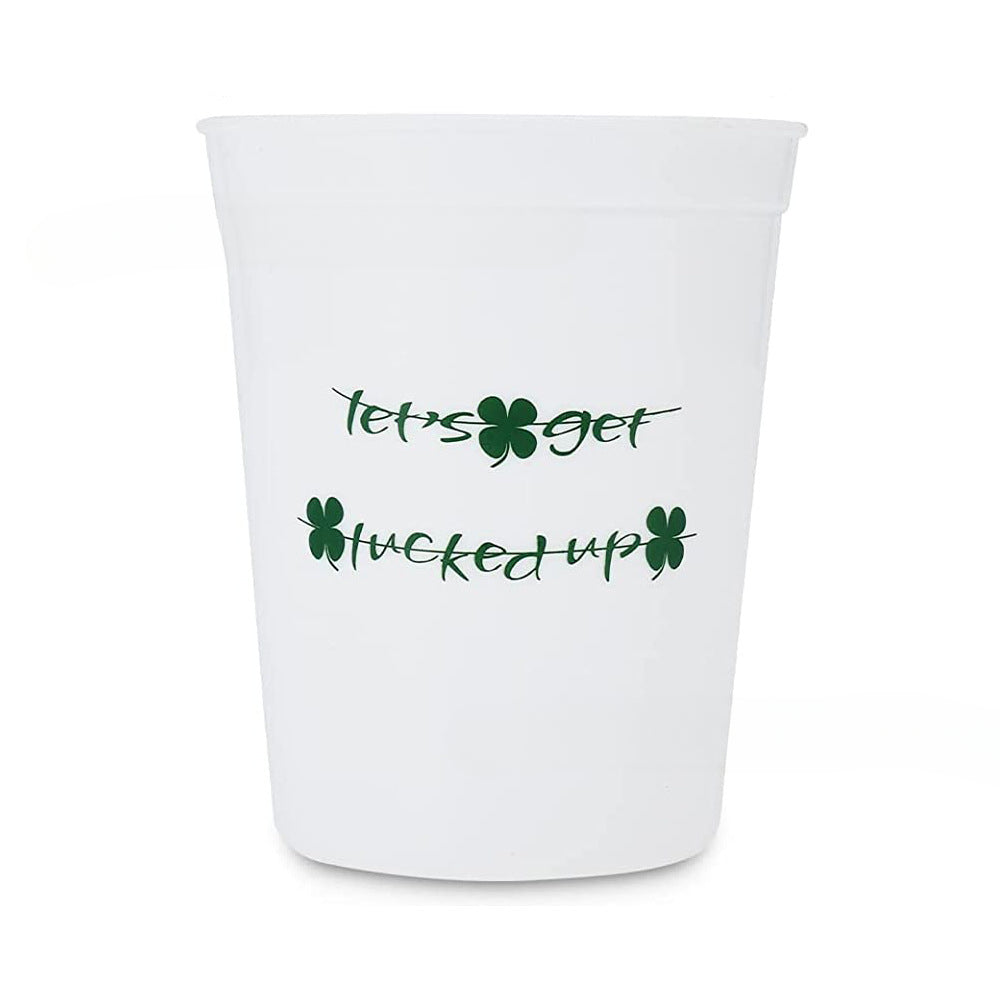 Wholesale 500pcs St. Patrick's Day Party Disposable Plastic Cups