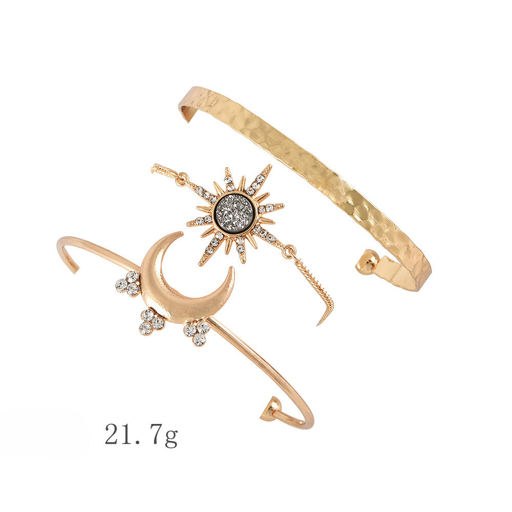 Wholesale Moon Sun Combination Bracelet