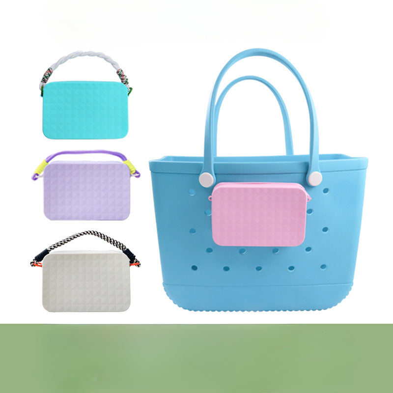 Wholesale Silicone Beach Phone Pendant Bag Beach Bag Handbag