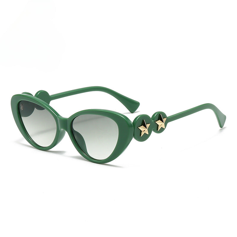Wholesale Fashion Cat Eye Personalized Anti-UV Sunglasses