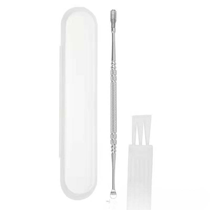 Wholesale Stainless Steel Double-ended Spring Ear Scoop