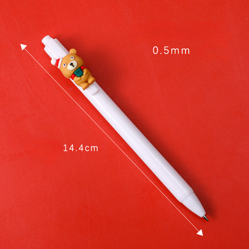 Wholesale Christmas Click Plastic Gel Pens