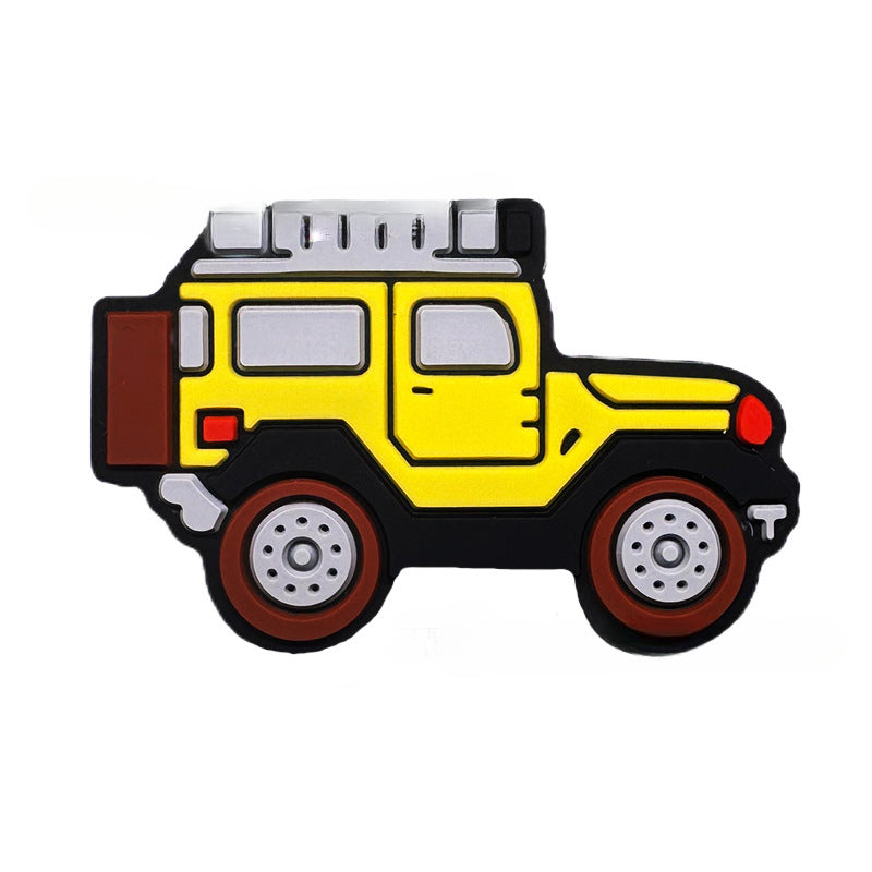 Wholesale 20pcs Car Excavator Series Cartoon DIY Silicone Beads