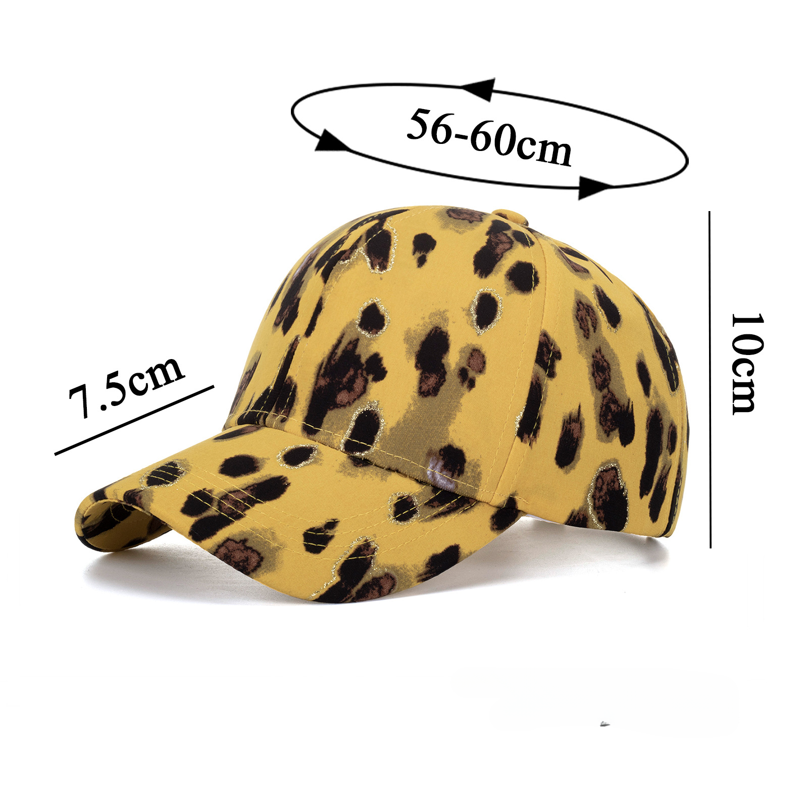 Gapa de béisbol manchada de poliéster al por mayor