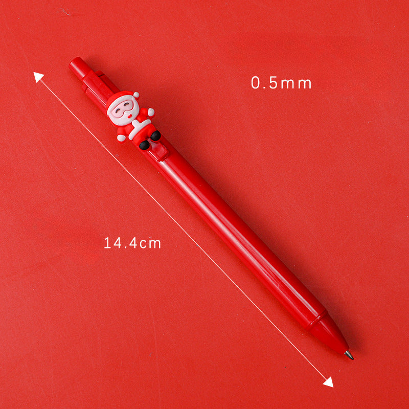 Wholesale Christmas Click Plastic Gel Pens