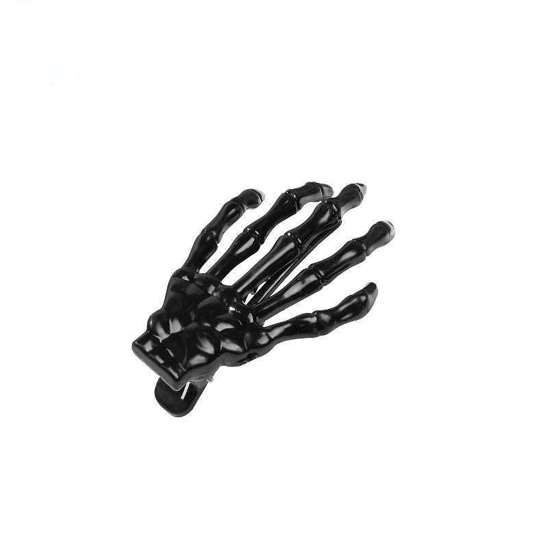 Wholesale Halloween Horror Ghost Claw Skeleton Hand Side Hair Clips