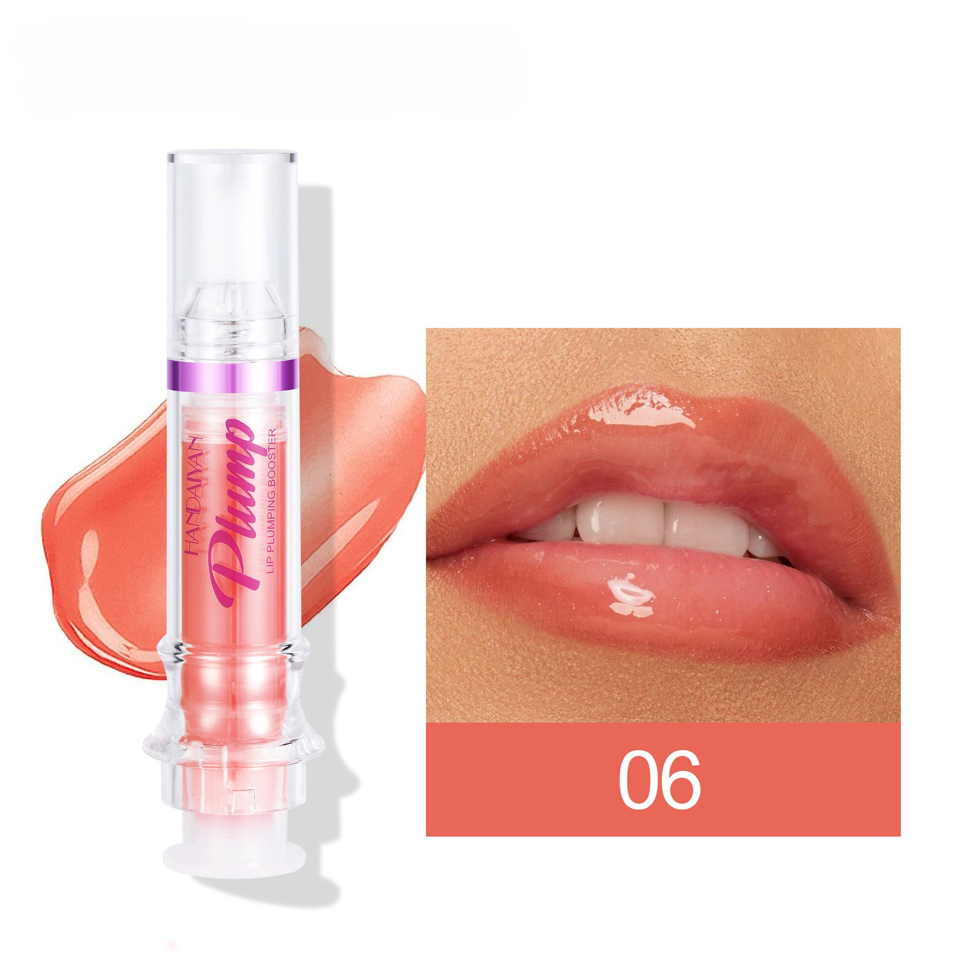 Wholesale Plastic Lip Plumping Lip Gloss Regular 5ml Moisturizing Lip Gloss Pouty Lips