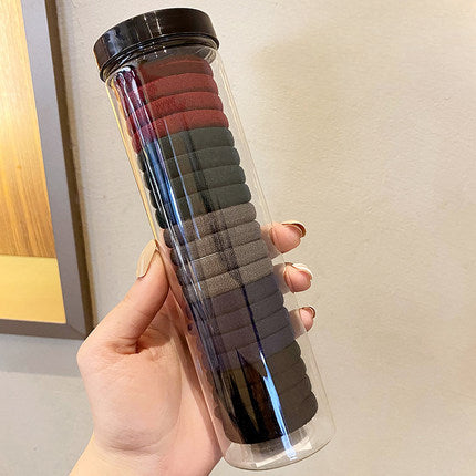 Wholesale of 20 Canned High Elasticity Fabric Hair Ropes