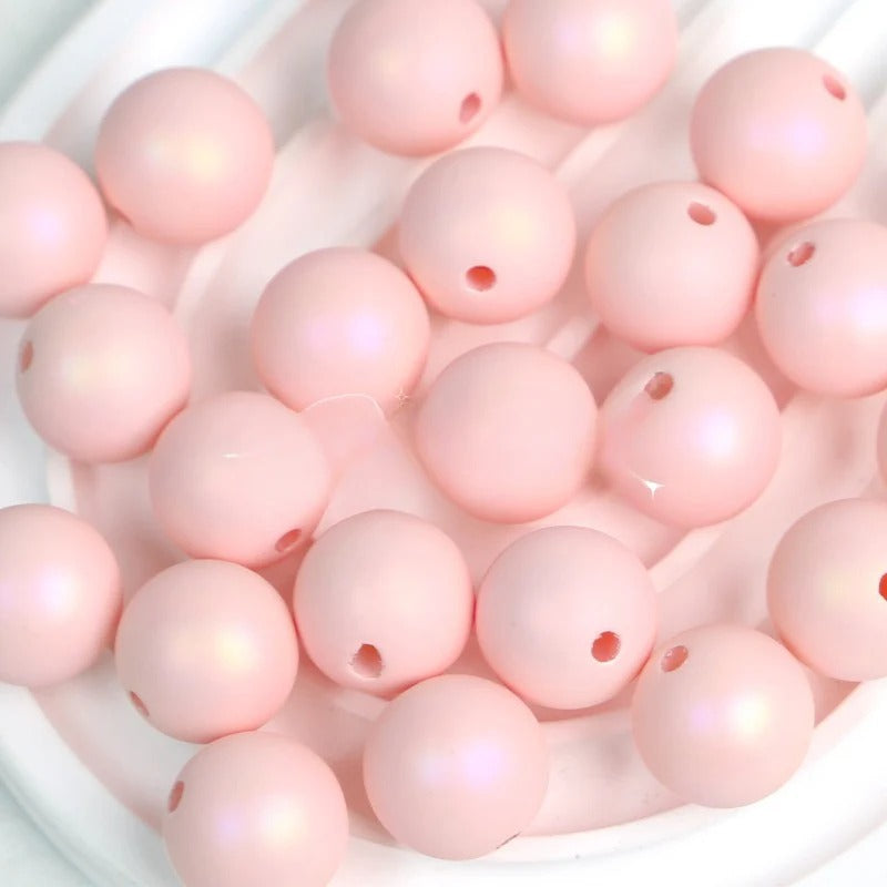 Wholesale 10PCS Colorful Aurora Acrylic Beads