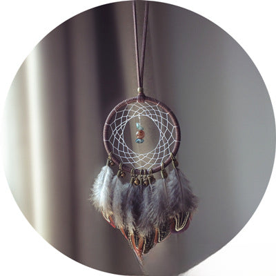 Wholesale Dreamcatcher Feather Bell Mixed Material Car Accessories