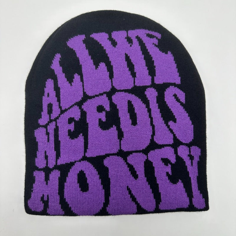Wholesale Knitted Jacquard Hip-hop Letter Wool Hat
