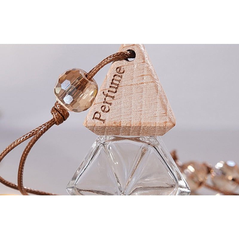 Wholesale Mini -transparent Glass Perfume Bottle Empty Bottle Car Pendant