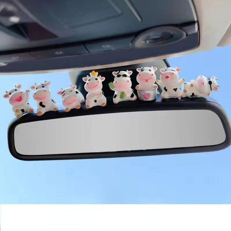 Wholesale Cloth Velvet Cow Car Accessories