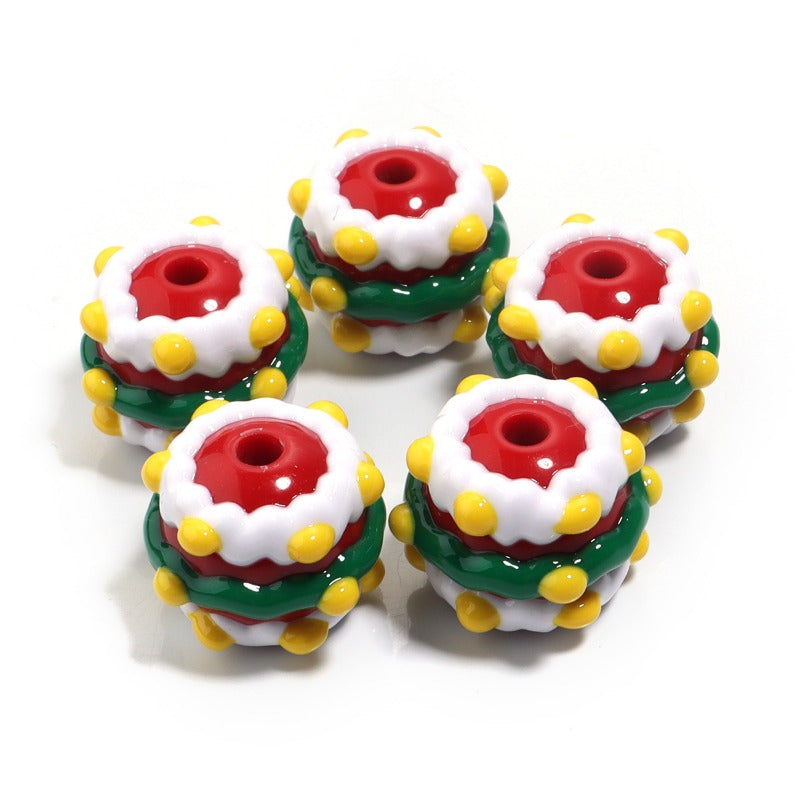 Wholesale 5pcs New Acrylic Christmas Beads