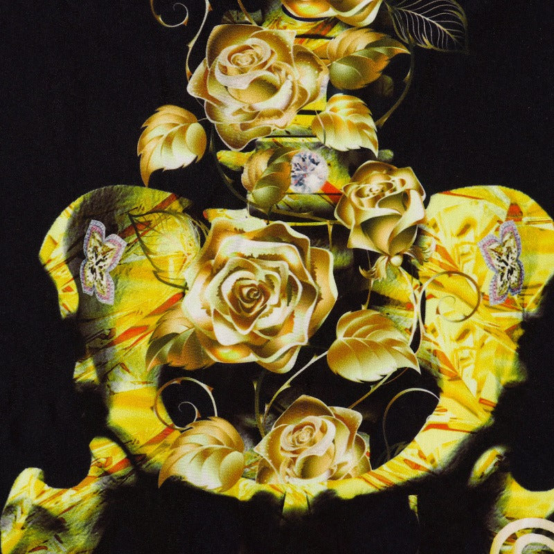 Wholesale Halloween 3D horror skeleton print jumpsuit