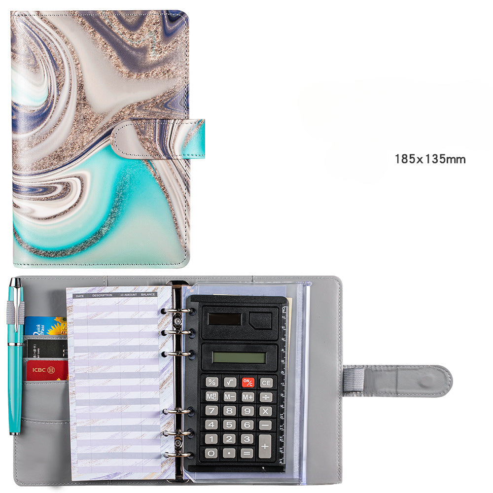 Wholesale PU Printing A6 Binder Financial Ledger