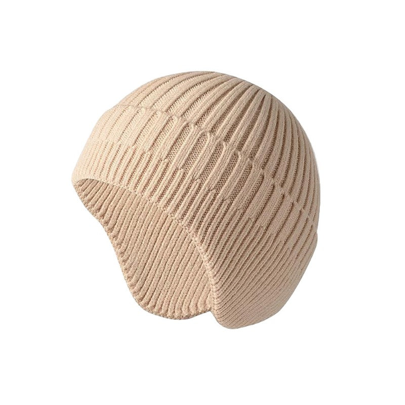 Wholesale Autumn and Winter Thick Warm Ear Protection Men's and Women's Outdoor Cold Proof Pullover Knitted Hat
