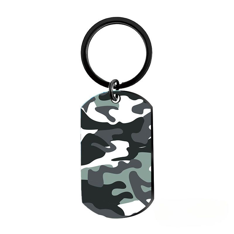 Wholesale Camouflage Series Metal Keychain