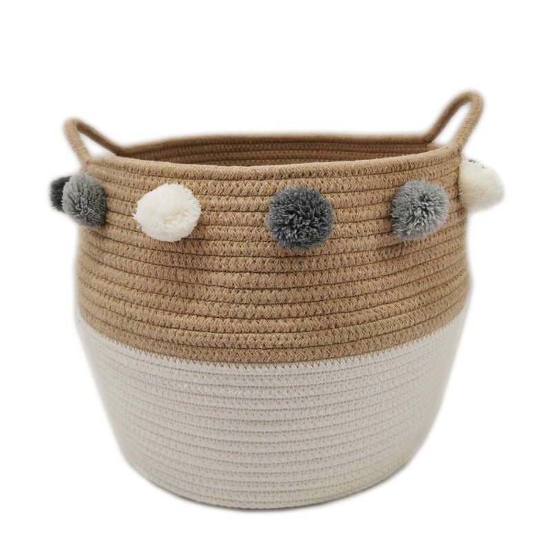 Wholesale Cotton Rope Foldable Storage Bucket