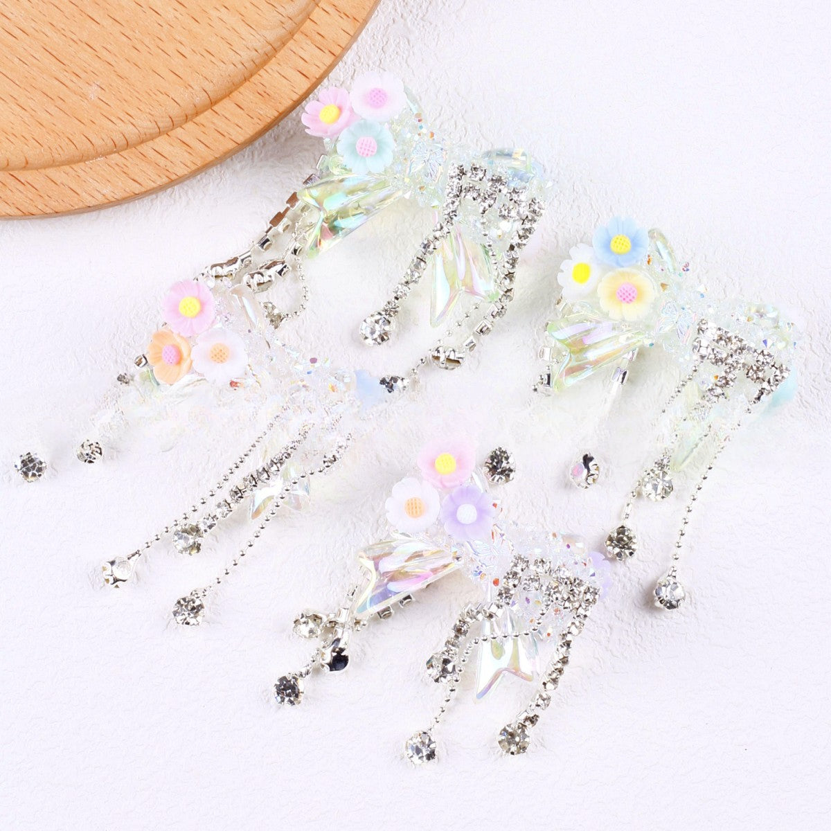 Wholesale 10pcs Super Heavy Duty Lace Small Flower Tassel Style Beads