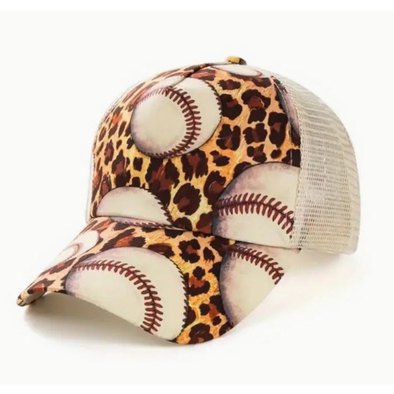 Wholesale Western Style Cross Ponytail Aztec Baseball Cap