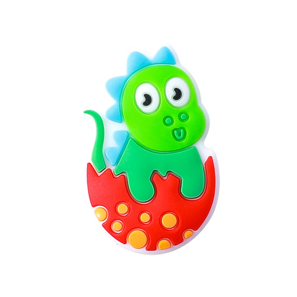 Wholesale 20pcs 3D Cartoon Highland Cow Dog Silicone Beads